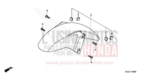 FRONT FENDER CB1100SF1 de 2001